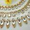 2016 fashion women jewelry strass necklace
