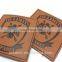 OEM custom fashion clothing leather jeans main labels