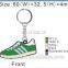 air jordan sneaker 3d keychains, running shoe key ring, mini running shoe keychain
