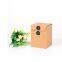 Paper kraft box packaging brown food foldable box