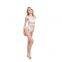 Women Bikinis Plain Color One-piece Girls Summer Swimwear