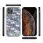 For iPhone 11 trendy phone case conch shell pattern electroplating frame epoxy phone case