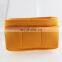 big space green color cosmetic handbag purse felt make up organizer bag