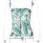 Dollar Print Women Corset Top Tanks Crops Lace Up Bandage Cross Buster V Neck Bodycon Sexy Party Streetwear Club Elegant
