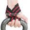 Padded Cotton Bodybuilding Wrist Straps with Cushioned Wrist