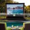 outdoor large custom price air sealed rear cinema inflatable TV projector projection movie screen