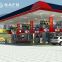 Easy Installation Steel Space Frame Petrol Station Canopy