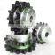 Duplex 08B-2 12T Double row C45 steel ISO standard roller chain sprocket