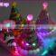 Fashion Cheap Christmas Led Light up Fancy Green Cone Party Paper Hats Quality Choice