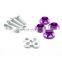 Custom6mm Aluminum Alloy Decorative License Plate Bolt Screw Gasket