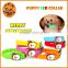 (1064) pet product Christmas promotion mix color build-in LED flash light pet dog collar
