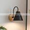Nordic wooden wall lights modern bedside wall lamp