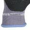 China manufacturer customize work coating gloves nitrile hand palm coated worker gloves