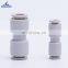 New original PU Series Straight White Plastic Stronger Material Pneumatic Couplings Quick Connect PU Pneumatic Fitting