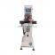 Mini small logo print 2 color tampography pad printing machine with worktable shuttle system