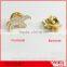 flower shape metal lapel pin