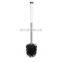 Silicone flex toilet brush with holder narrow plastic set toilet brush
