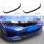 For Bmw 3 Series Sport Style ABS Glossy Matt Black Front Diffuser Front Spoiler Front Lip