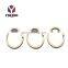 Moderate Price Triangle Keyring Shape Ring Custom Logo Keychain Small Metal Split Rings For Bag