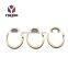 Quality Assuredc Keyring Metal Key chain Custom Oval Split Shape Ring For Locks