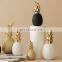 Nordic Ins Ananas Gold Black White Pineapple Ornament Rainforest Fruit Creative Resin Decoration For Home Decor