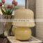 Medieval Retro Glaze Glass Table Lamps Handmade Cream White Bedside Light Lampe De Table Mushroom Lamp For Mushroom Decoration