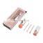 Portable Mini Makeup Brushes Powder Blush Foundation Sponge Eyebrow Eye shadow Lip 5 In 1 Makeup Brush Set