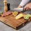 Large Acacia Wood Cutting Board with Juice Groove Heavy Duty Butcher Block Serving Tray Chopping Boards