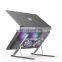 Innovative Metal 2022 Plastic Foldable Desk Bed Portable Cooling Fan Aluminium Laptop Stand Adjustable