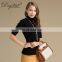 100% Cashmere Preppy Style Turtleneck Sweater Women Slim Fit Half Sleeves Solid Pattern Knitted Winter OEM Service Available