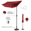 2.7m outdoor sunshade side steel umbrella with crank
