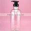 36oz 1020ml clear special neck plastic shampoo bottle for sale