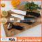 High quality 5pcs kitchen knives set with black handle