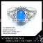 Guangzhou sheng lei shi jewelry limited wholesale cute rings jewllery light blue opal rings