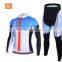 2016 latest fashion china custom blank long sleeve cycling jersey&jerseys