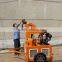 FL1-20 electric motor interlocking block making machine with car tire and tractor