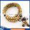 Brown Porcelain Beads buddhist prayer beads Wrist Mala Bracelet