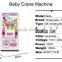 Deluxe Coin Operated Candy Snacks Cigarettes Dolls Beby Crane Claw Game Machine Simulation