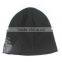 high quality winter beanie with flat brim