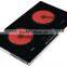Double burner ceramic hob with OEM brand