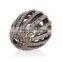 Diamond Studded Oval Beads , Pave Diamond Ball, Findings Bead Jewelry, Fashionable Jewelry Findings Wholesaler