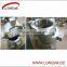 Food grade stainless steel high pressure vessel with cap closure