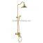 bathroom shower faucets with chorme & gold color -9525A