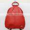 The new red embossed leather casual backpack, Wemen handbags