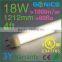 1200mm 4ft SMD2835 Taiwan Epistar chip 18W led tube lighting CE/RoHS