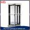cheap double pane powder coating aluminum profile apartment door