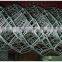 Hot dipped galvanized chain link wire mesh fence