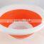 food grade collapsible food container silicone bowl with small hole can leak water
