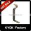 KYOK 22mm curtain single closed bracket,durable small iron curtain rod brackets,metal curtain angle bracket