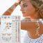 Hot Henna Metallic Waterproof Temporary Tattoo Gold Silver Flash Tattoo Women Flower Tattoo Sticker                        
                                                Quality Choice